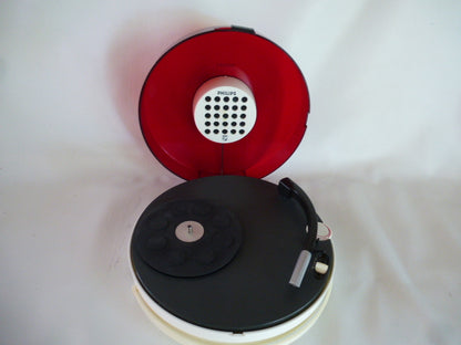 Magnifique électrophone ufo Philips 22GF303 rouge