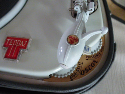 Teppaz Oscar 65 “Vintage” tube electrophone “LUXE” version