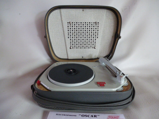 Teppaz Oscar 65 “Vintage” tube electrophone “LUXE” version