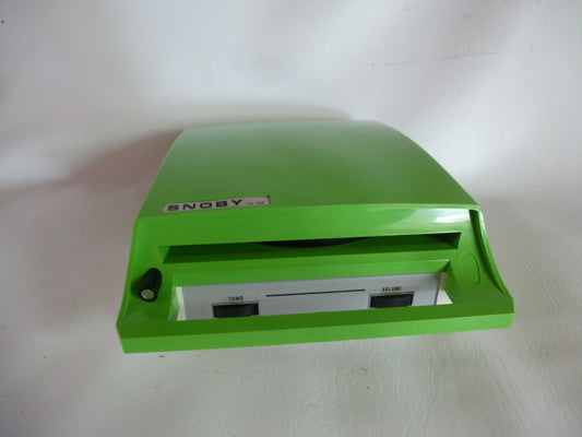 mange disques Snoby piles/secteur vert