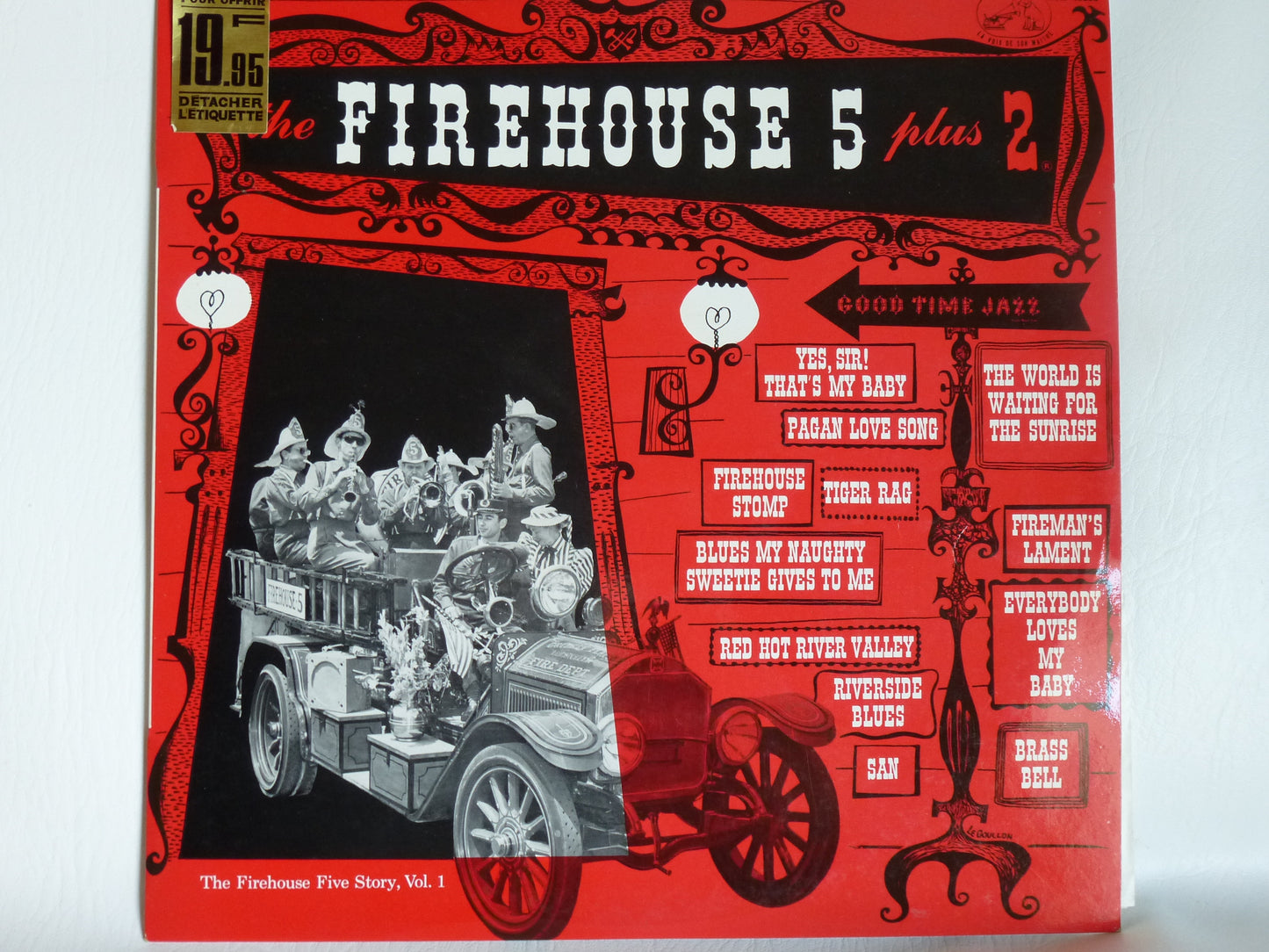 Disque 33 tours Jazz « The Firehouse 5 plus 2 »