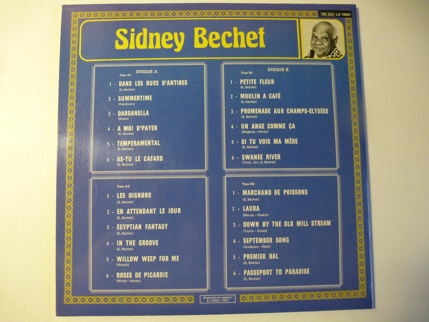 Double gold disc Sydney Bechet 1976